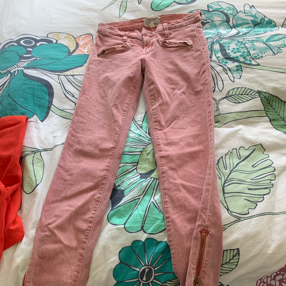Pink jeans